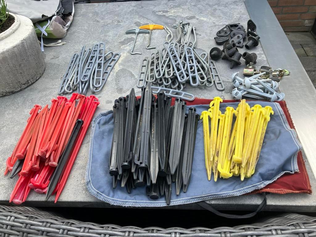 Tentharingen tentspanners haringtrekkers, Ophalen of Verzenden, Gebruikt