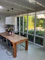 Linteloo VNU tafel massief eiken, Ophalen, Gebruikt