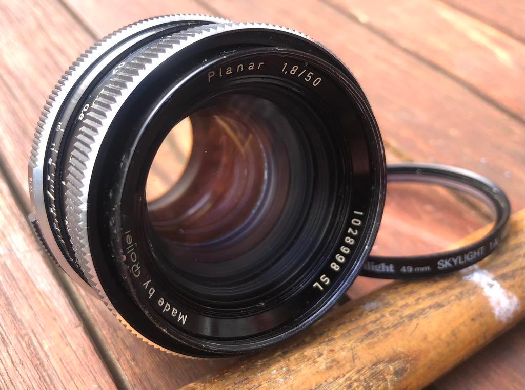 Planar 1.8/50 SL made by Rollei, Ophalen of Verzenden, Zo goed als nieuw, Groothoeklens