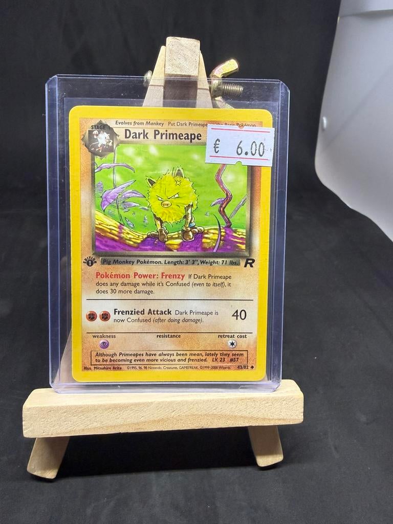 Dark primeape 43 1st edition nm/gd+, Ophalen of Verzenden, Zo goed als nieuw