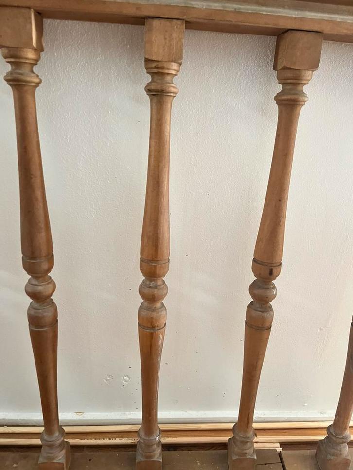 Klassiek houten balustrade hek., Tuin en Terras, Tuinhekken en Hekwerk, Gebruikt, Tuinhek, Hout, Ophalen