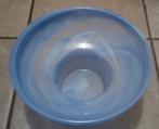 Schaal Blauw, Schaal, Rond, Ophalen of Verzenden, Glas
