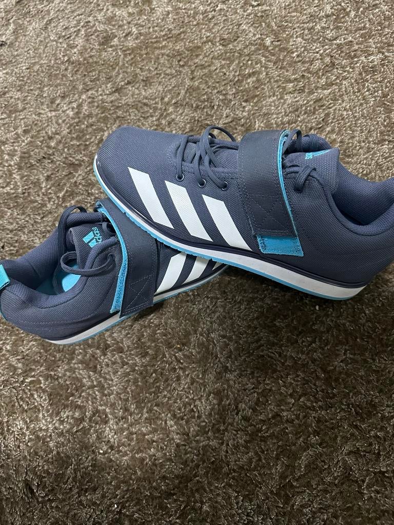 Adidas Powerlift 5 Gewichthefschoenen - Maat 44, Kleding | Heren, Schoenen, Ophalen of Verzenden, Zo goed als nieuw, Blauw, Sportschoenen