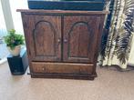 Te koop prima eiken tv kast, Ophalen, Gebruikt, Robuust eiken, Eikenhout