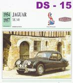 Ds15 autokaart jaguar xk 140 ( 1954 - 1957 ), Ophalen of Verzenden, Zo goed als nieuw, Auto's