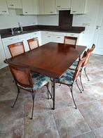 Eethoek merk Grange, tafel 164x108, Huis en Inrichting, Ophalen, 4 tot 6 stoelen