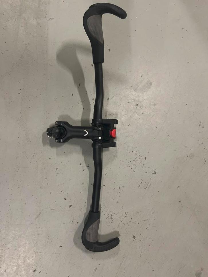 Ergon GP3 Bar Ends met Klickfix Adapter en M10 stuur, Fietsen en Brommers, Fietsonderdelen, Gebruikt, Algemeen, Stuur, Ophalen of Verzenden