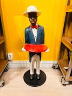 Vintage Butler Beeld - Decoratieve Obersculptuur 95 cm hoog, Ophalen, Zo goed als nieuw