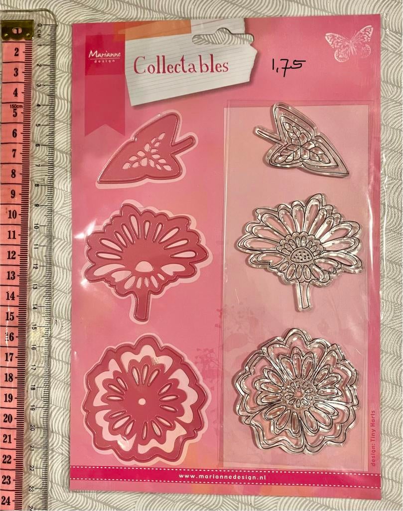 Stempels met snijmallen bloemen nw, Ophalen of Verzenden, Nieuw, Overige thema's, Pons of Mal