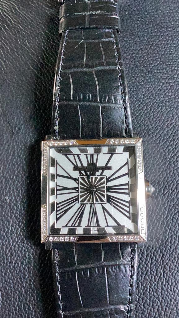 Van der Bauwede dames horloge, Sieraden, Tassen en Uiterlijk, Horloges | Dames, Zo goed als nieuw, Overige merken, Leer, Ophalen of Verzenden