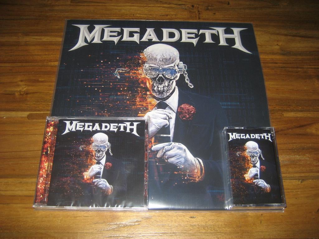 Megadeth (Megadeth) 2 Lp + Cd + Cassette / Cyber Army Excl., Verzenden, Zo goed als nieuw