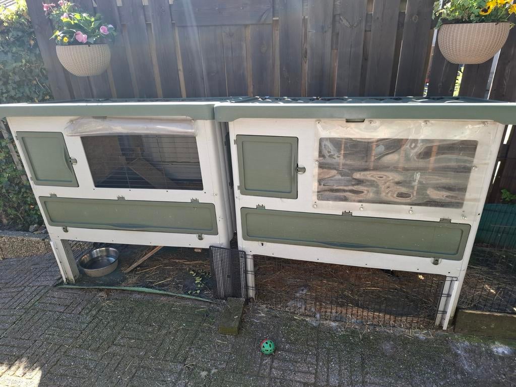 Kunststof konijnenhok voor buiten, Vrouwelijk