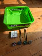 Beyblade X set met 4 Beyblades, 4 launchers en arena, Ophalen of Verzenden, Gebruikt, Jongen of Meisje