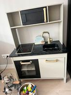 Speelkeukentje + spulletjes, Ophalen of Verzenden, Gebruikt, Hout, Speelkeuken