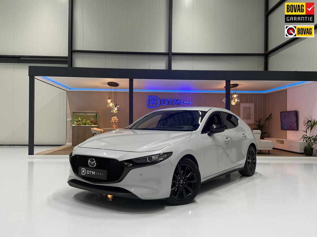 Mazda 3 2.0 e-Hybrid Aut 150 Homura Navi Hud Camera PDC Led, Auto's, Mazda, 1998 cc, Stof, Gebruikt, Euro 6