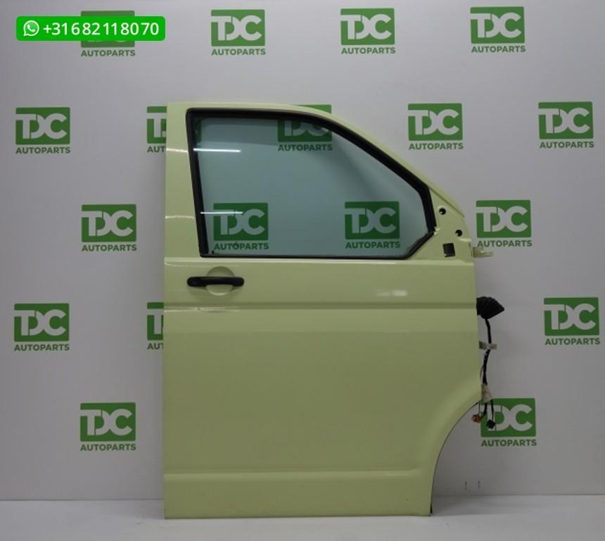 Volkswagen T5 ('03-'09) Voorportier rechts lime green, Auto-onderdelen, Carrosserie en Plaatwerk, Gebruikt, Ophalen of Verzenden