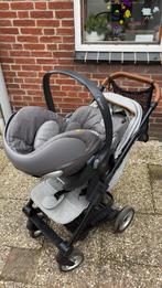 Mutsy buggy met Cybex autostoel en accessoires, Ophalen, Zo goed als nieuw, Overige merken, Verstelbare rugleuning