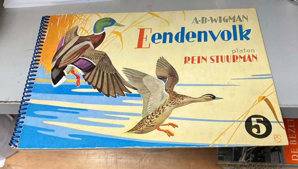 Eendervolk Plaatjesalbum A.B. Wigman Rein Stuurman, Ophalen of Verzenden, Gelezen, Plaatjesalbum