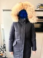 Woolrich parka, Kleding | Dames, Ophalen of Verzenden, Zo goed als nieuw, Maat 38/40 (M), Blauw