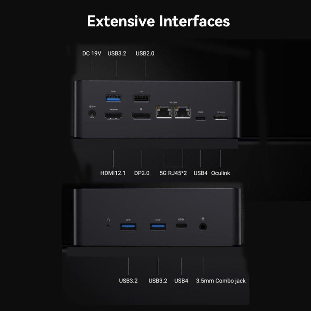 AtomMan X7 Ti Mini-pc Intel Core Ultra 9 185H, 32 GB / 1 TB, Minisforum, 32 GB, Intel Core i9, Ophalen of Verzenden