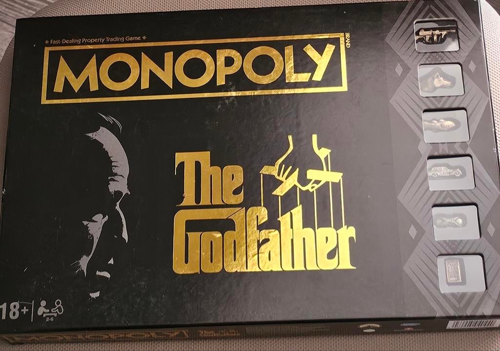 Monopoly The Godfather Editie - Zo goed als nieuw, Een of twee spelers, Ophalen of Verzenden, Zo goed als nieuw, Hasbro
