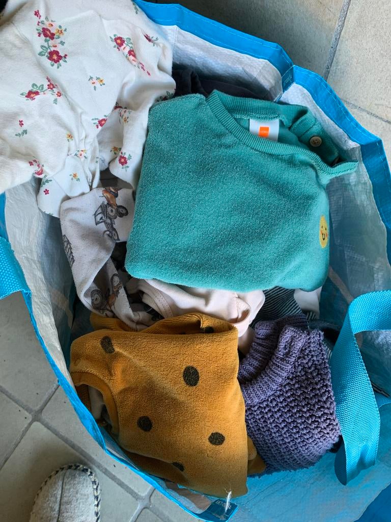 Bigshopper babykleding maat 68-74 jongens en meisjes, Kinderen en Baby's, Babykleding | Maat 68, Ophalen, Zo goed als nieuw, Jongetje of Meisje