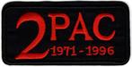 Tupac 2pac stoffen opstrijk patch embleem #2, Verzamelen, Ophalen of Verzenden, Nieuw, Kleding
