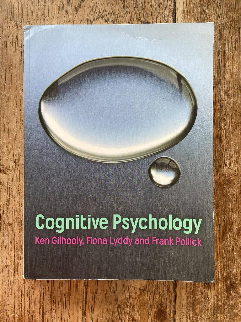 Cognitive Psychology, Boeken, Studieboeken en Cursussen, Verzenden, Diverse auteurs, Beta, WO