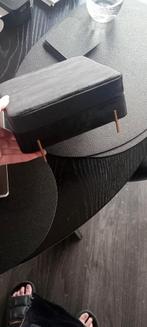 Sieraden doosje velvet zwart op metalen pootjes, Ophalen of Verzenden, Zo goed als nieuw