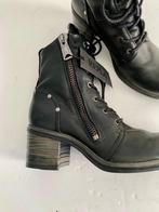 J481 Nieuw: Replay maat 38 boots lage leren laarsjes leer, Kleding | Dames, Schoenen, Zwart, Nieuw, Replay, Ophalen of Verzenden