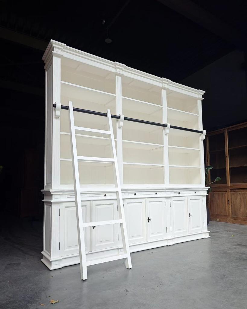 Witte Boekenkast | Winkelkast | XXL Bibliotheekkast #2178, Huis en Inrichting, Kasten | Boekenkasten, Niet ingevuld, Metaal, Niet ingevuld