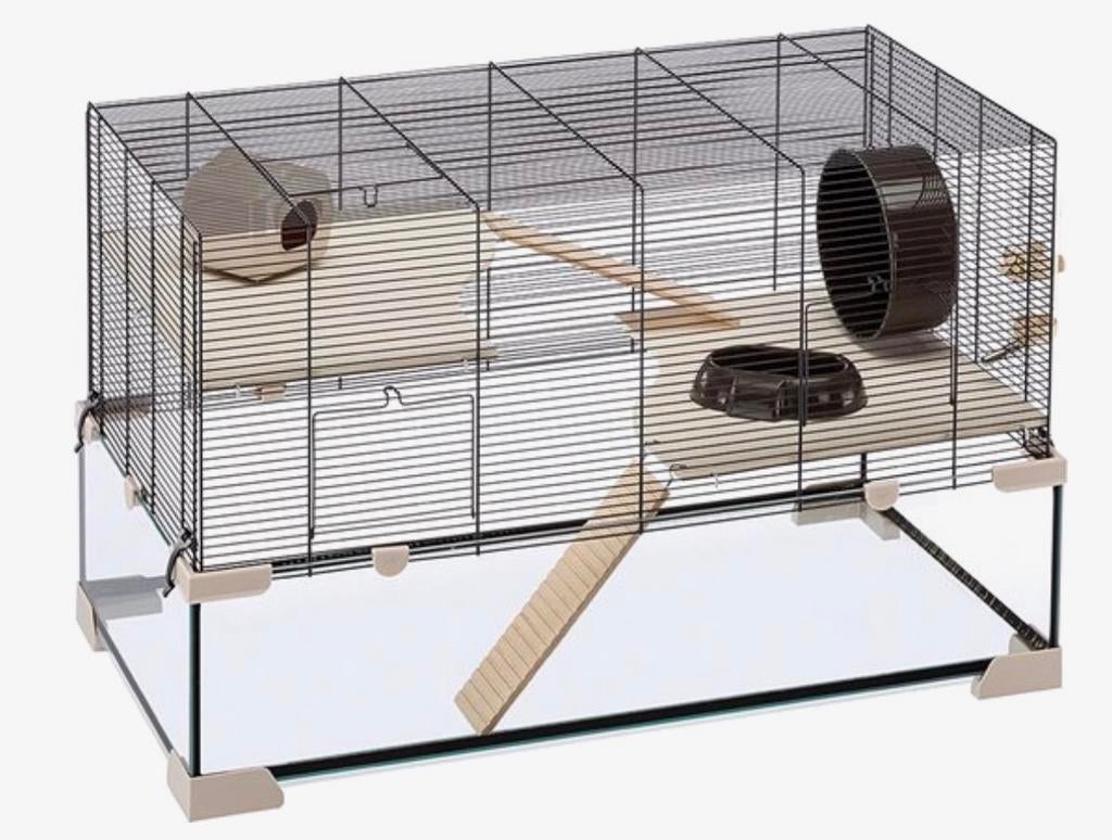 Ferplast hamsterkooi karat 100, Kooi, Gebruikt, Minder dan 75 cm, Hamster