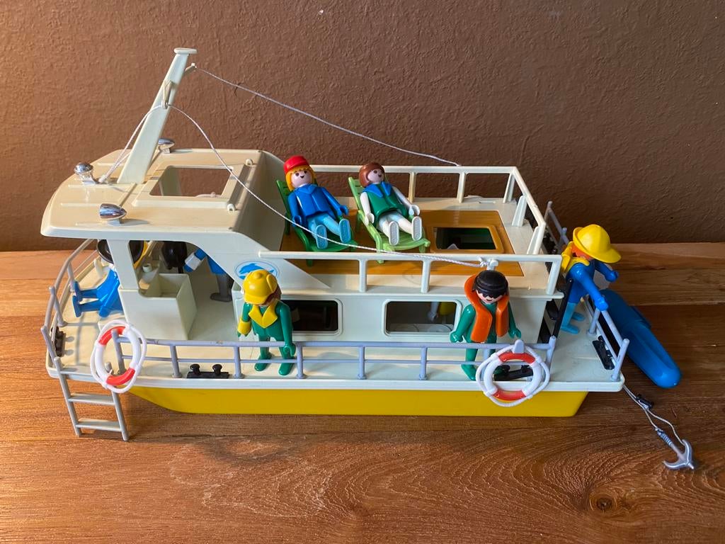 Vintage playmobil boot, Ophalen of Verzenden, Gebruikt