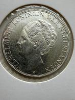 1938 grof haar topper, Zilver, Ophalen of Verzenden, Koningin Wilhelmina, Losse munt