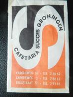 suikerzakje cafetaria Succes Groningen, Ophalen of Verzenden