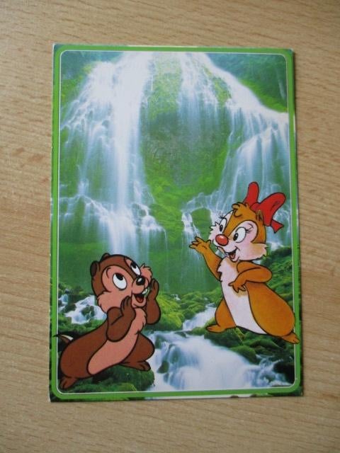 Disney Knabbel en Babbel kaart  Knabbel met vriendin  Verona, Ophalen of Verzenden, Overige figuren, Nieuw, Beeldje of Figuurtje