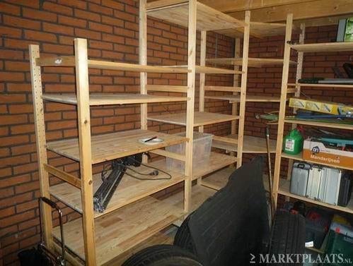 Rest partij IIVAR planken zijpanelen hoekplanken inzetkasten, Ophalen