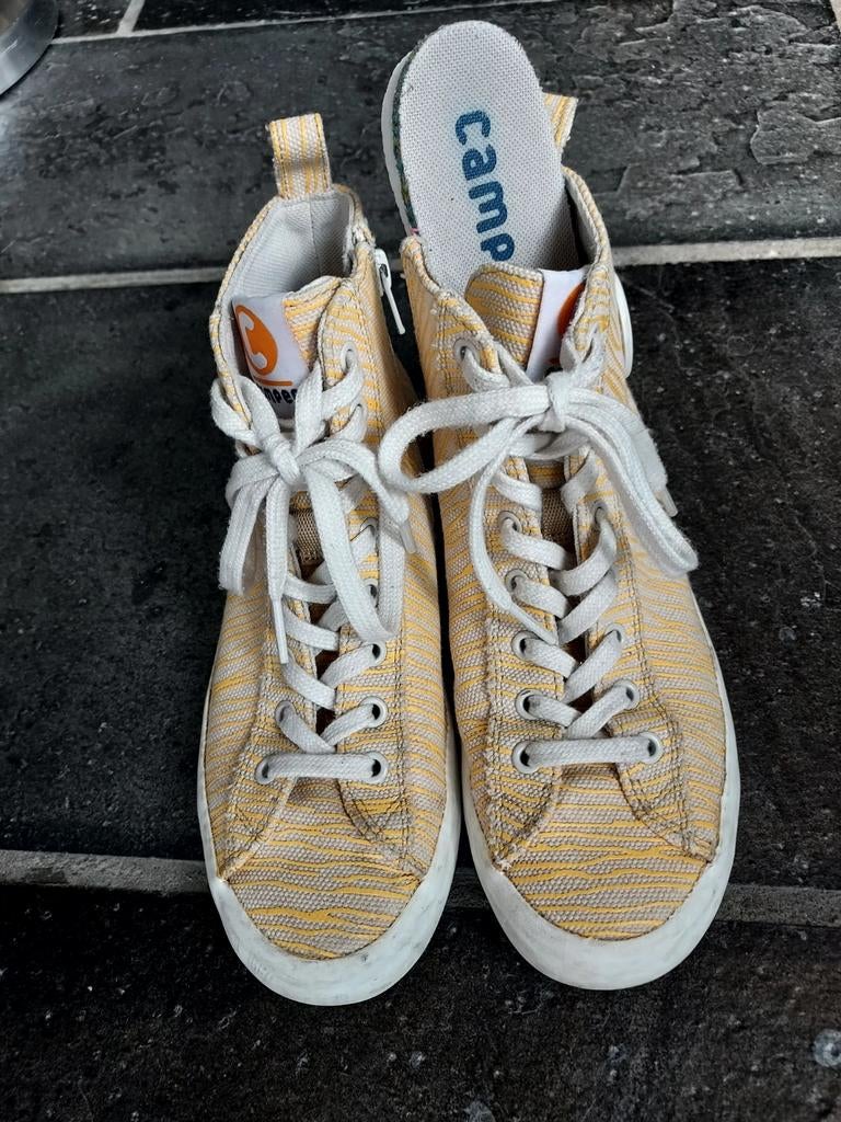 Camper hoge gympen, maat 36, Geel, Camper, Ophalen of Verzenden, Sneakers of Gympen