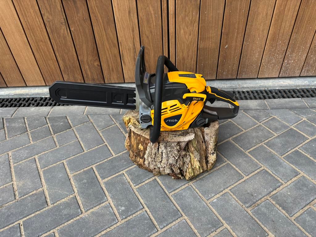 Stiga SP 386 motorzaag kettingzaag 35 cm blad, Stiga, Kettingzaag, Ophalen of Verzenden, Zo goed als nieuw