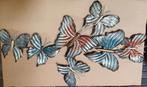 7 vlinders / wanddecoratie / opruiming!!, Nieuw, Info@huisentuindecoratiemarie.nl, Huis en tuin decoratie marie, Peize