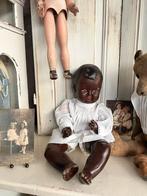 Een donker antiek frans jongenspopje, Ophalen of Verzenden