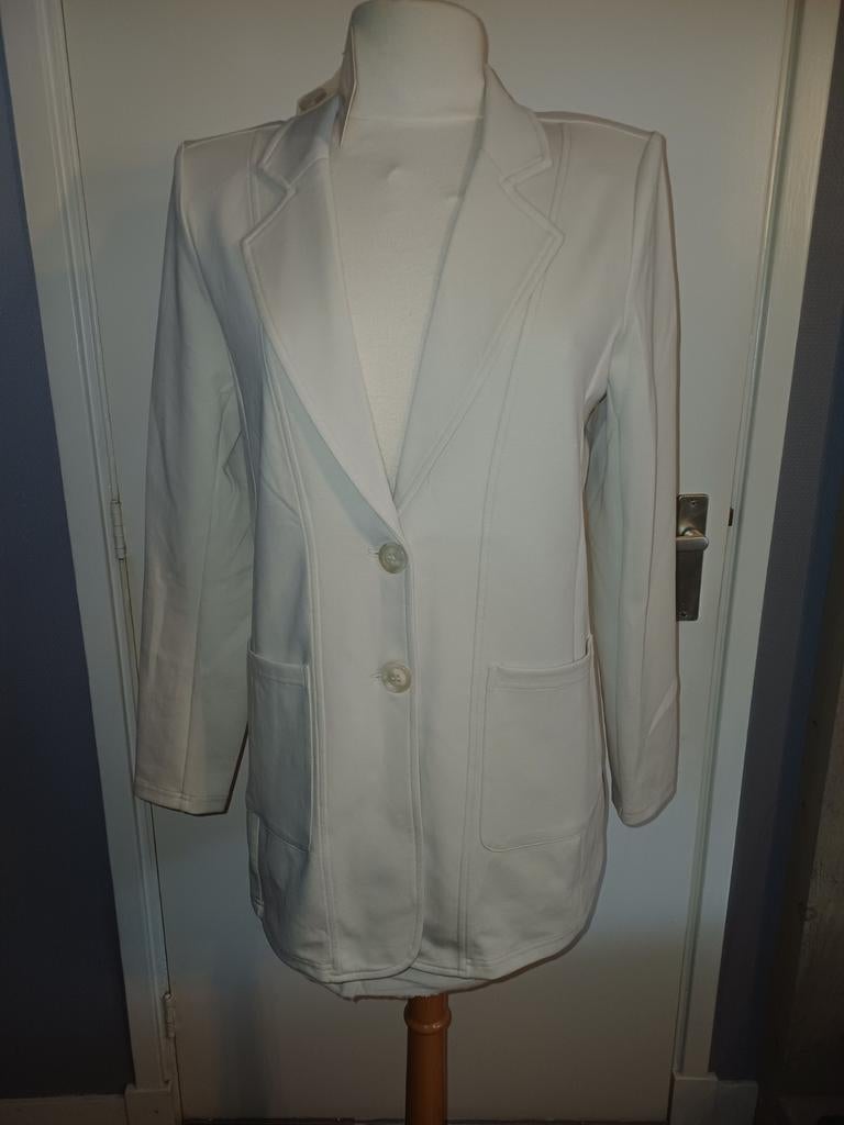 Mi Piace Midlange Blazer - Kitkleur (S en M), Maat 38/40 (M), Mi Piace, Beige, Nieuw