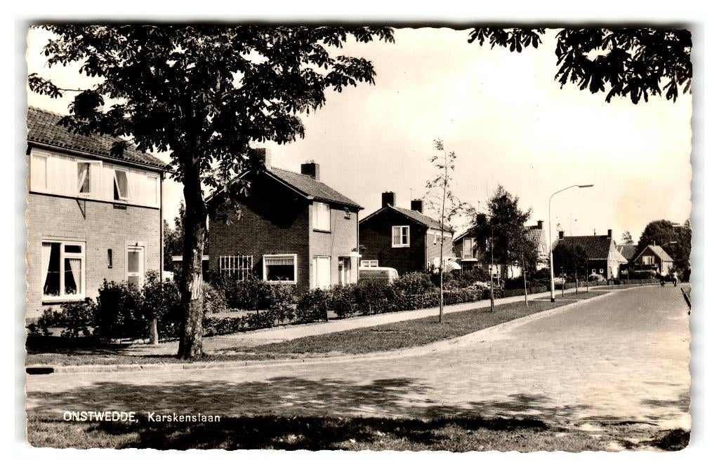 Onstwedde, Karskenslaan, Verzamelen, Ansichtkaarten | Nederland, Gelopen, Groningen, 1960 tot 1980, Verzenden