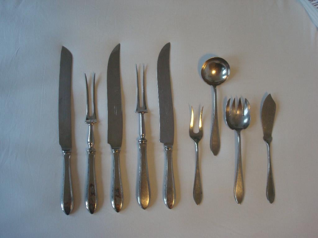 Gero Zilmeta   718 Puntfilet, Antiek en Kunst, Antiek | Bestek, Ophalen of Verzenden