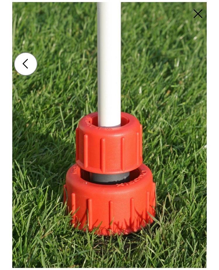 Parasol, Grondboor als parasol houder 17 tot 55mm, Ophalen of Verzenden, Nieuw, 3 tot 4 meter, Parasolvoet