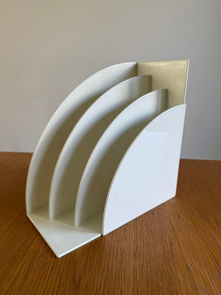 Vintage LP-houder / platenbak - Crayonne Space Age design, Ophalen of Verzenden, Zo goed als nieuw