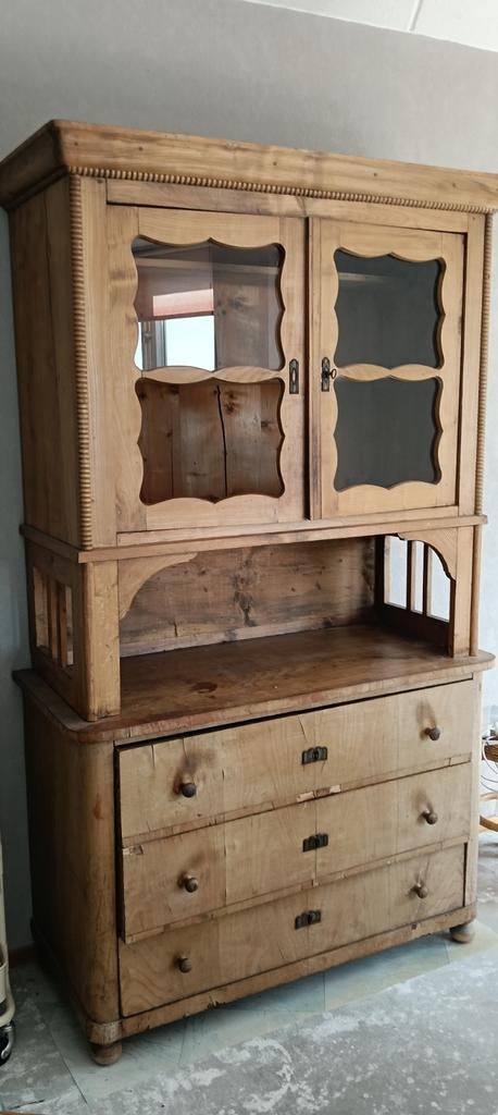 Buffet kast, Huis en Inrichting, Kasten | Buffetkasten, Gebruikt, 200 cm of meer, Ophalen of Verzenden, 25 tot 50 cm