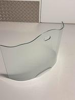 Vintage glazen haardscherm / spatplaat – gebogen glas, Ophalen, Zo goed als nieuw, Vrijstaande haard, Overige soorten