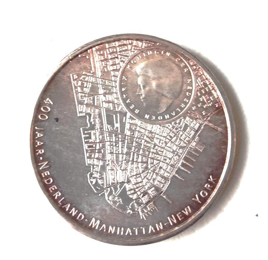 5€ munt 2009Manhatten, Verzenden, Koningin Beatrix, Euro's, Losse munt