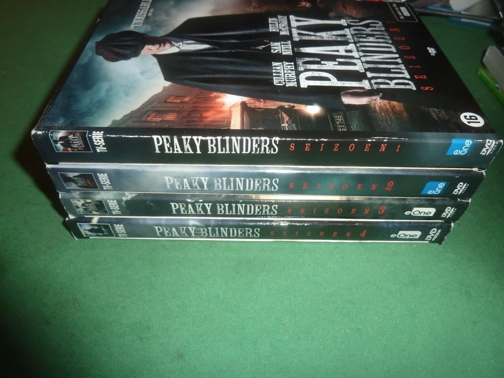 Peaky Blinders  Seizoen 1, 2, 3 en 4    4 x Dubbel-dvd, Alle leeftijden, Verzenden, Zo goed als nieuw, Overige genres